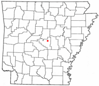Location of Sherwood, Arkansas