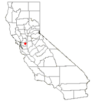 Location of Antioch within California