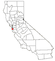 Location of Belmont, California