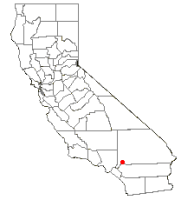 Location of Fontana, California