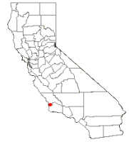 Location of Santa Maria, California