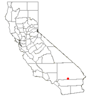 Location of Yucca Valley, California