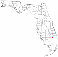 Location of Belle Glade, Florida