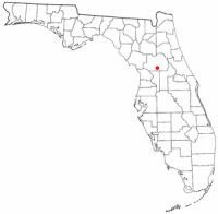 Location of Belleview, Florida