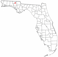 Location of Bonifay, Florida