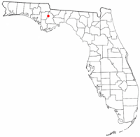Location of Bristol, Florida