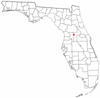 Location of Leesburg, Florida