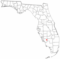 Location of Lehigh Acres, Florida