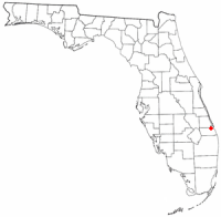 Location of Palm City, Florida