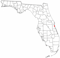 Location of Satellite Beach, Florida