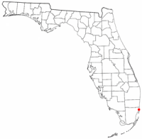 Location of Surfside, Florida
