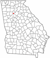 Location of Dunwoody, Georgia