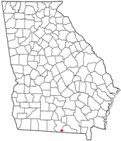 Location of Lake Park, Georgia