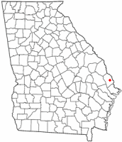 Location of Springfield, Georgia