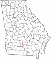 Location of Unionville, Georgia