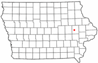 Location of Robins, Iowa