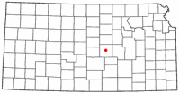 Location of McPherson, Kansas