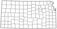 Location of Prairie Village, Kansas