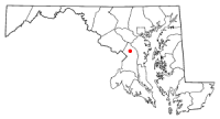 Location of Glenn Dale, Maryland