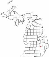 Location of Fenton, Michigan