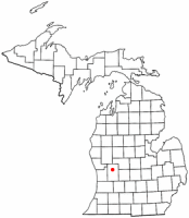 Location of Rockford, Michigan