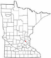 Location of Champlin, Minnesota