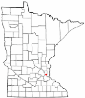Location of West St. Paul, Minnesota