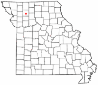 Location of Gallatin, Missouri