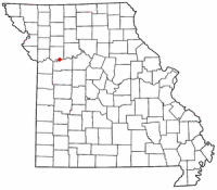 Location of Lexington, Missouri