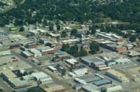 Aerial view of Marshall, Missouri