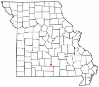 Location of Mountain Grove, Missouri