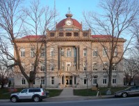The Monroe County Courthouse in Paris.