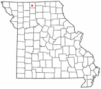 Location of Princeton, Missouri