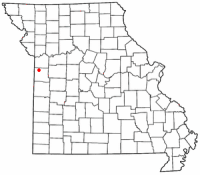 Location of Raymore, Missouri