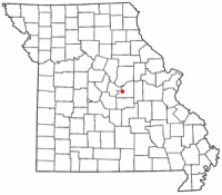 Location of Westphalia, Missouri