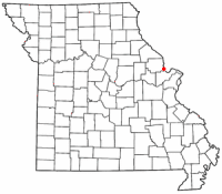 Location of Winfield, Missouri