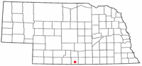 Location of Alma, Nebraska