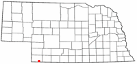 Location of Benkelman, Nebraska