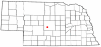 Location of Callaway, Nebraska