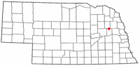 Location of Clarkson, Nebraska