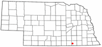 Location of Deshler, Nebraska