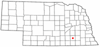 Location of Geneva, Nebraska