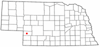 Location of Grant, Nebraska
