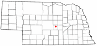 Location of Loup City, Nebraska