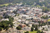 Aerial View of Uptown Greenville