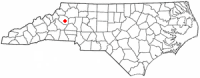 Location of Lenoir, North Carolina