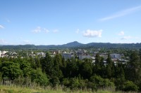 Downtown Eugene as seen from Skinner Butte