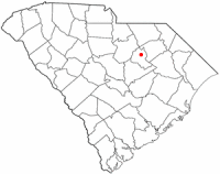 Location of Bishopville, South Carolina