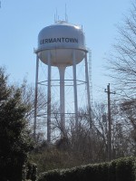 Germantown's water tower