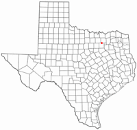 Location within the state of Texas